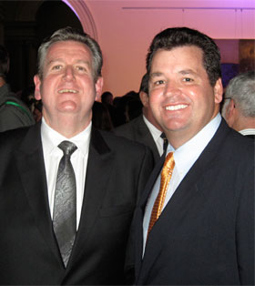 Michael Sharpe with Premier of NSW - Barry O'Farrell